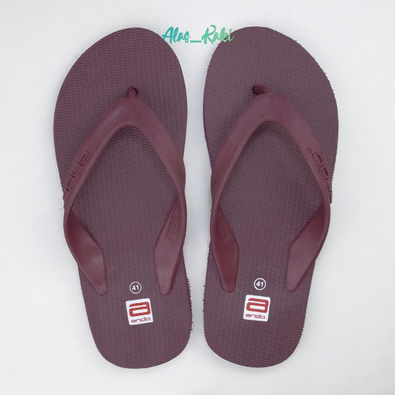 Detail Gambar Sandal Warna Maroon Nomer 16