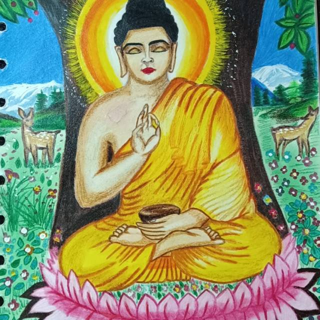 Detail Gambar Sang Buddha Nomer 13