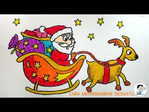 Detail Gambar Santa Claus Dan Kereta Rusa Nomer 22