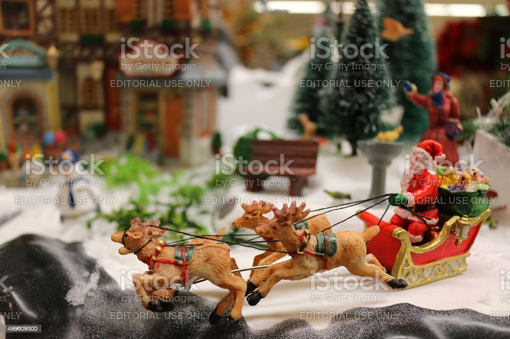 Detail Gambar Santa Claus Dan Kereta Rusa Nomer 51