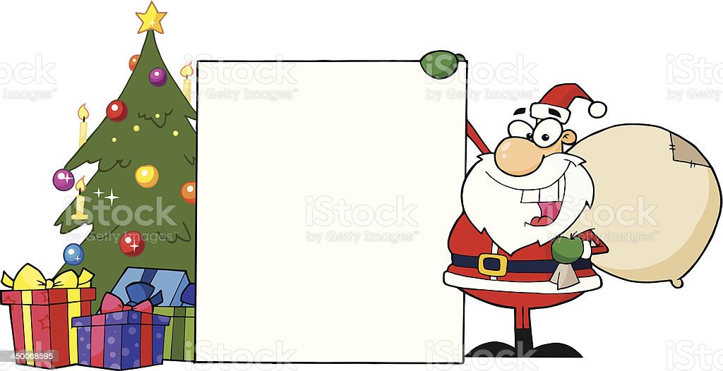 Detail Gambar Santa Claus Dan Pohon Natal Nomer 21