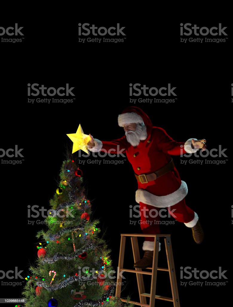 Detail Gambar Santa Claus Dan Pohon Natal Nomer 34