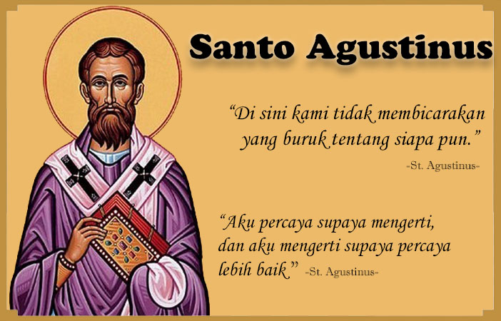 Gambar Santo Agustinus - KibrisPDR