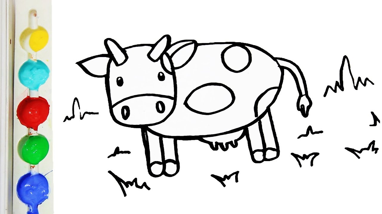 Detail Gambar Sapi Untuk Mewarnai Koleksi Nomer 31