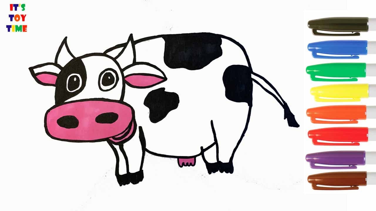 Detail Gambar Sapi Untuk Mewarnai Koleksi Nomer 53