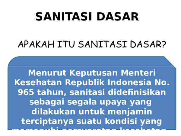 Detail Gambar Sarana Sanitasi Dasar Nomer 10