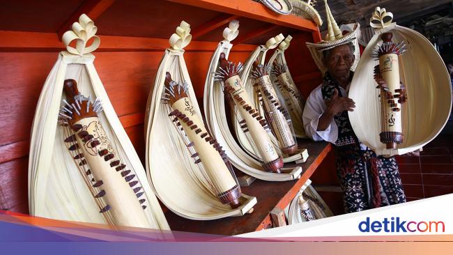 Detail Gambar Sasando Rote Nomer 28