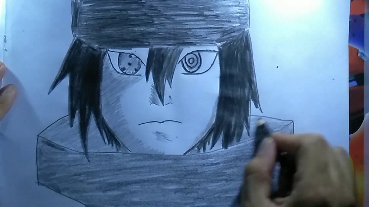 Detail Gambar Sasuke Keren Pensil Nomer 7