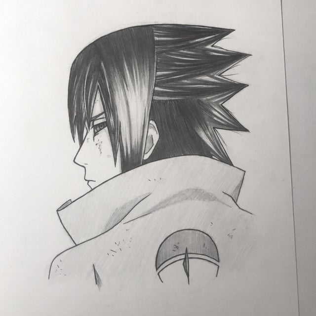 Detail Gambar Sasuke Pensil Nomer 14