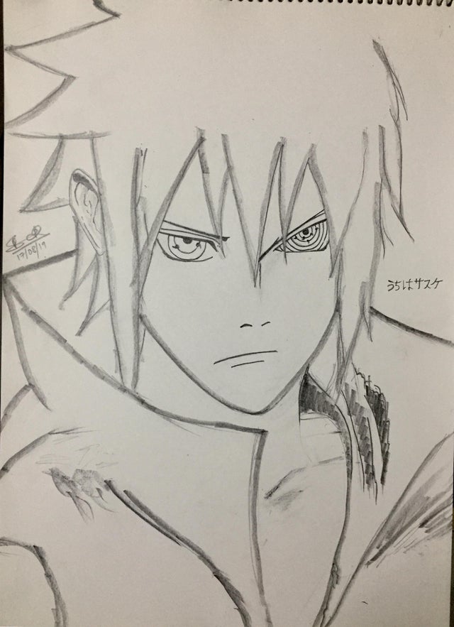 Detail Gambar Sasuke Pensil Nomer 7