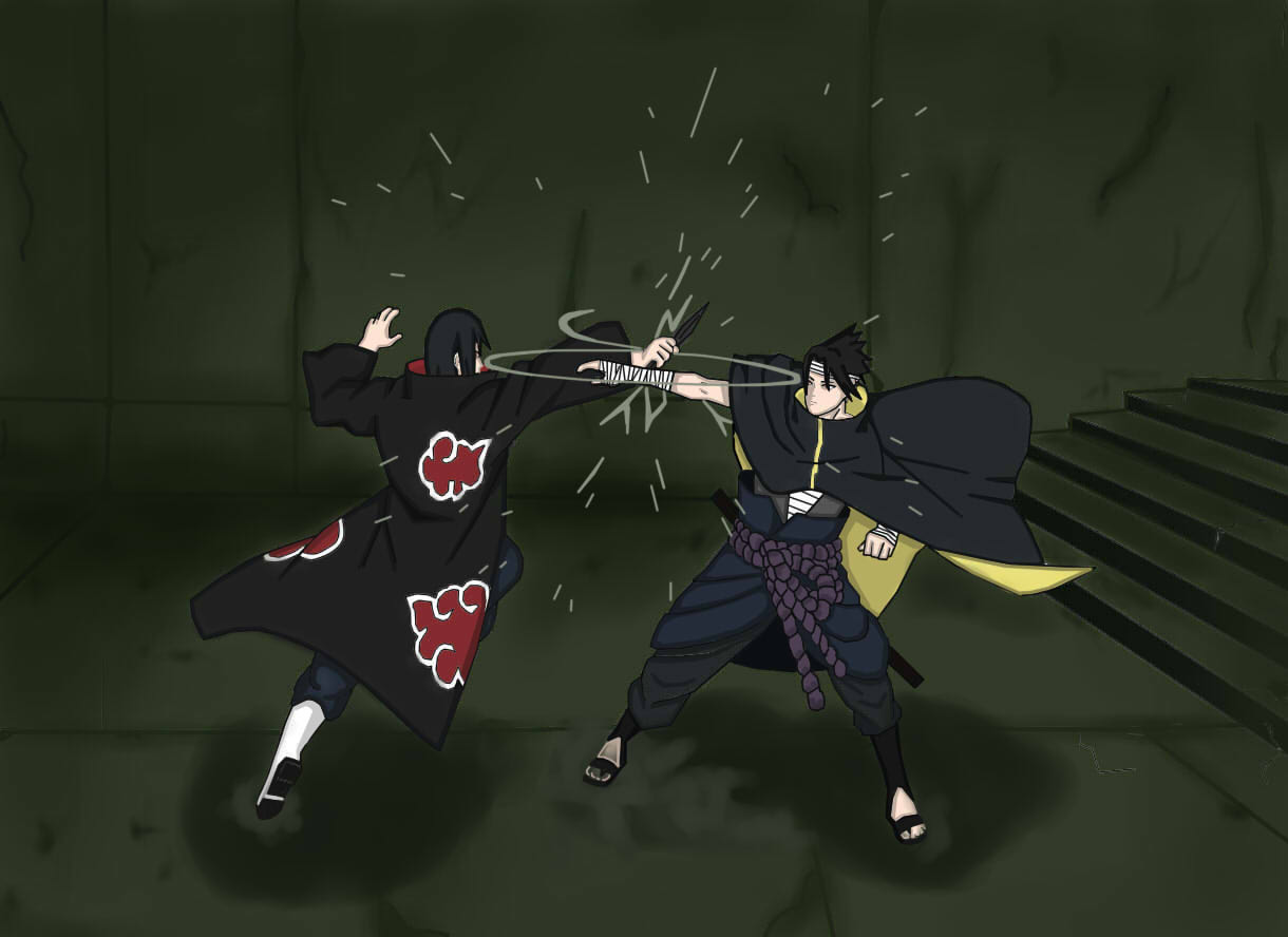 Detail Gambar Sasuke Vs Itachi Nomer 36