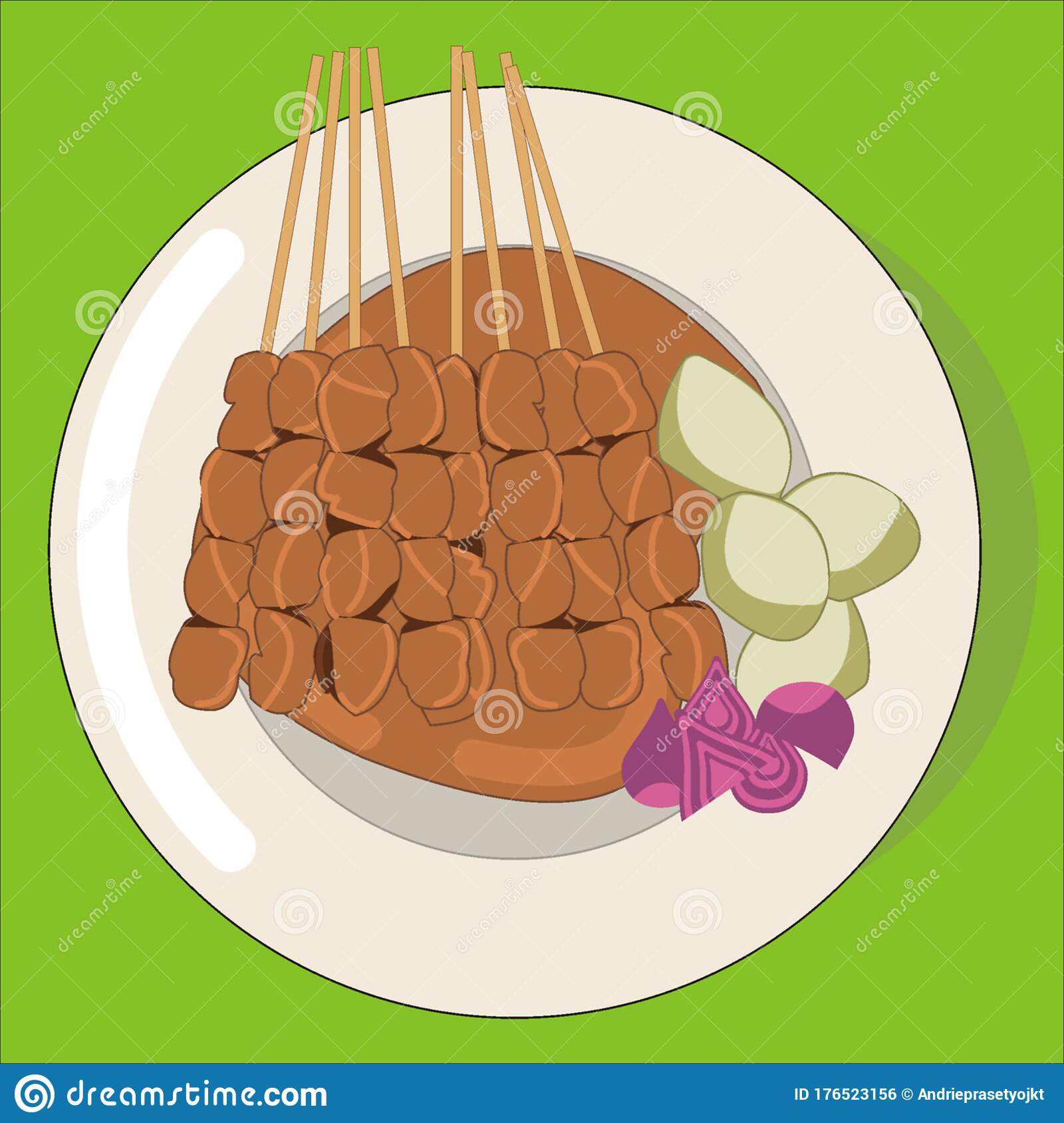 Gambar Sate Karikatur - KibrisPDR