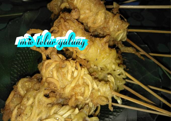 Detail Gambar Sate Mie Telur Gulung Nomer 13