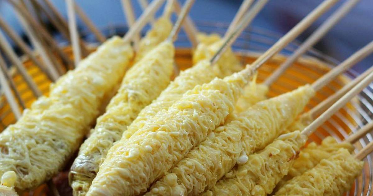 Detail Gambar Sate Telur Mie Nomer 4