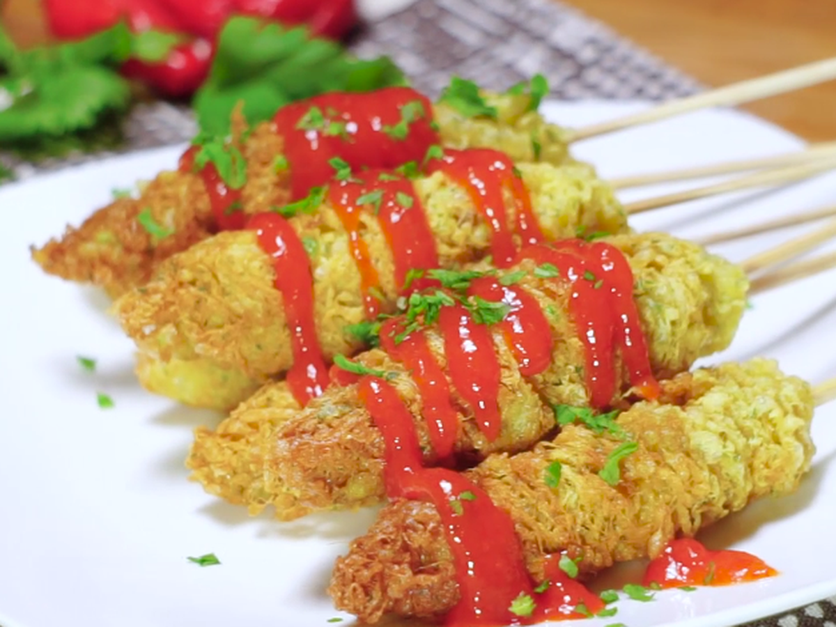 Detail Gambar Sate Telur Mie Nomer 29