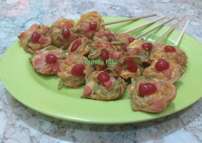 Detail Gambar Sate Telur Mie Nomer 7