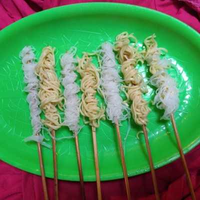 Detail Gambar Sate Telur Mie Nomer 8