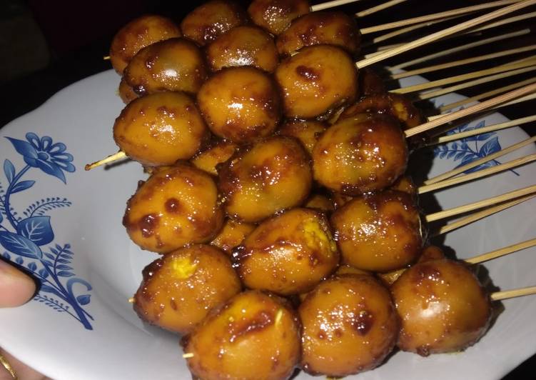 Detail Gambar Sate Telur Puyuh Nomer 22