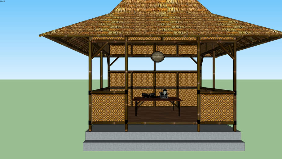 Detail Gambar Saung Bambu Nomer 4