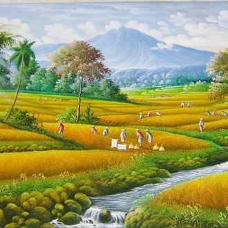 Detail Gambar Sawah Yang Indah Nomer 28