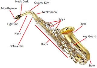 Detail Gambar Saxophone Alto Nomer 42