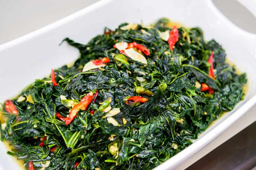 Detail Gambar Sayur Daun Singkong Nomer 9