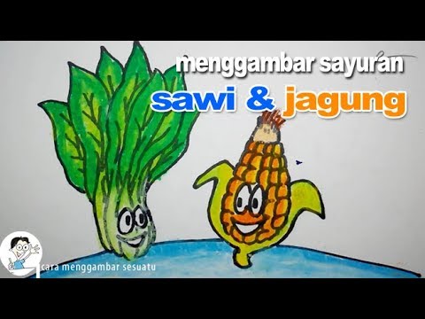 Detail Gambar Sayur Sayuran Mewarnai Kartun Nomer 56