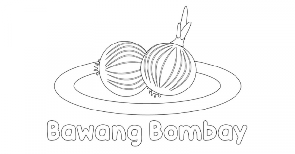 Detail Gambar Sayuran Untuk Mewarnai Nomer 24
