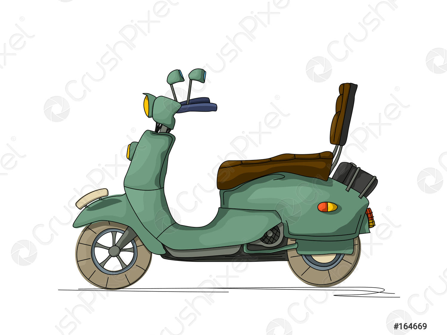 Detail Gambar Scooter Cartoon Nomer 30