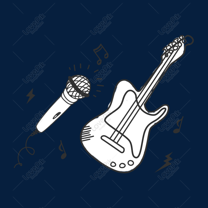 Detail Gambar Sederhana Gitar Nomer 25