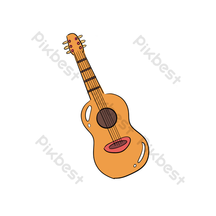 Detail Gambar Sederhana Gitar Nomer 31