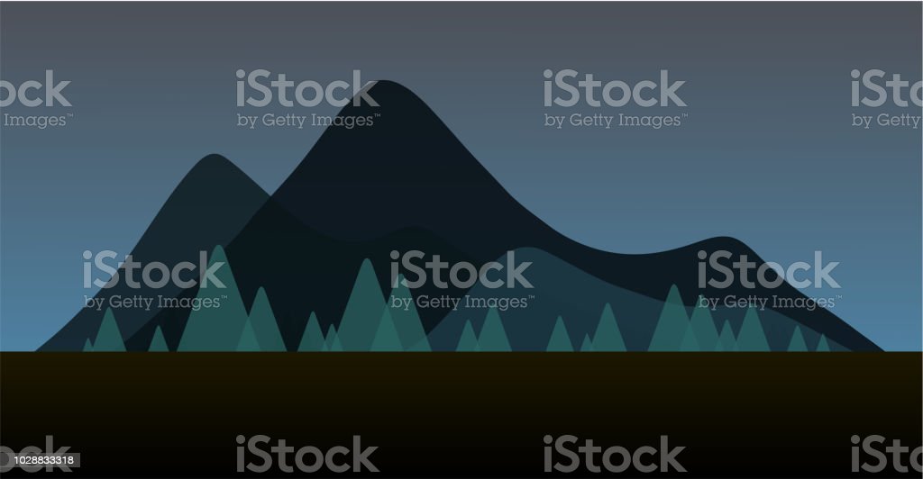 Detail Gambar Sederhana Gunung Nomer 28