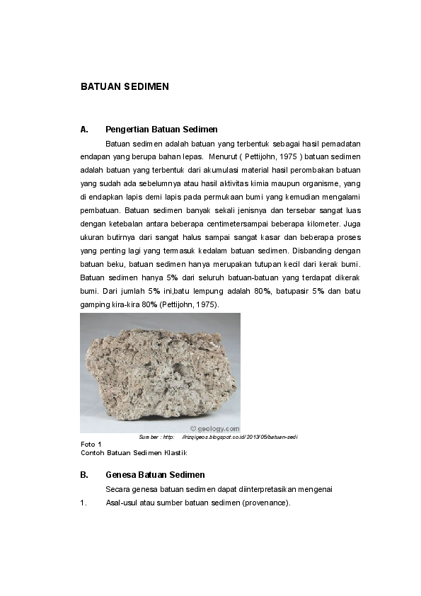 Detail Gambar Sedimen Serta Genesanya Nomer 25