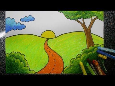 Detail Gambar Sedrhana Pemandangan Mentari Nomer 4