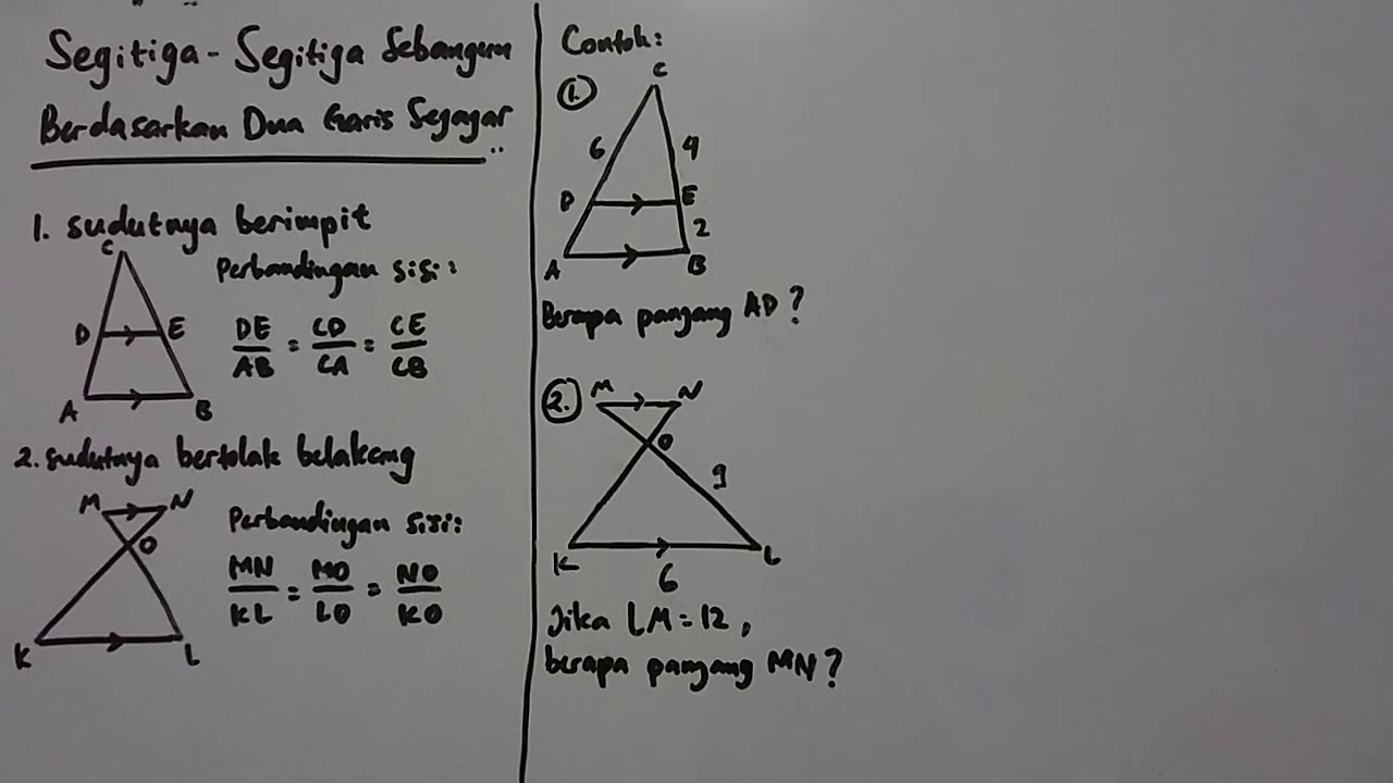 Detail Gambar Segitiga Sebangun Nomer 27