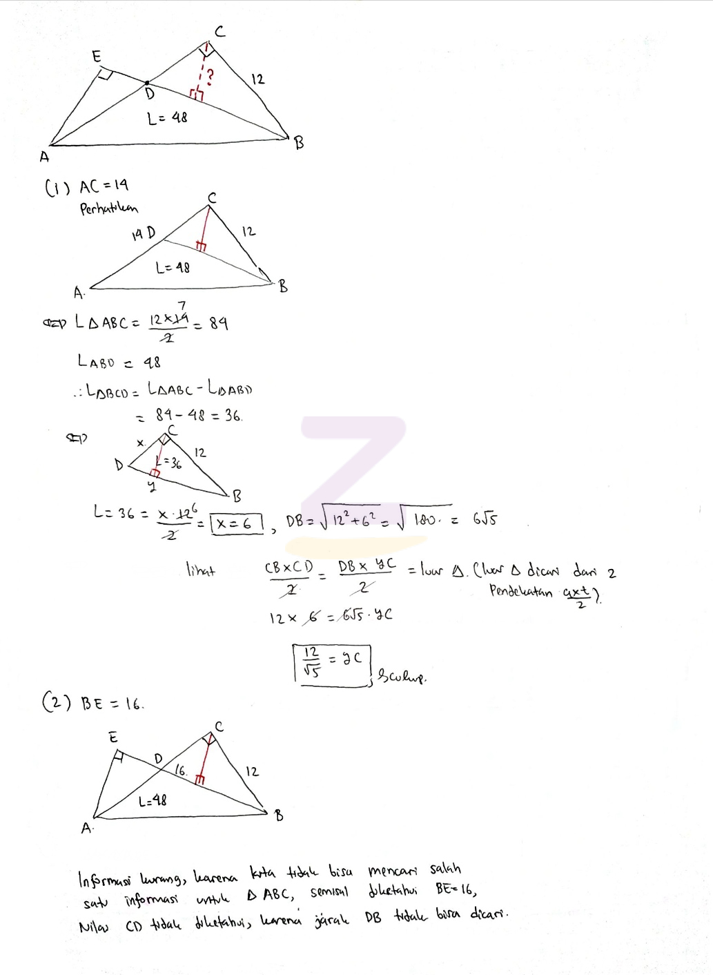 Detail Gambar Segitiga Siku Siku Abc Nomer 55