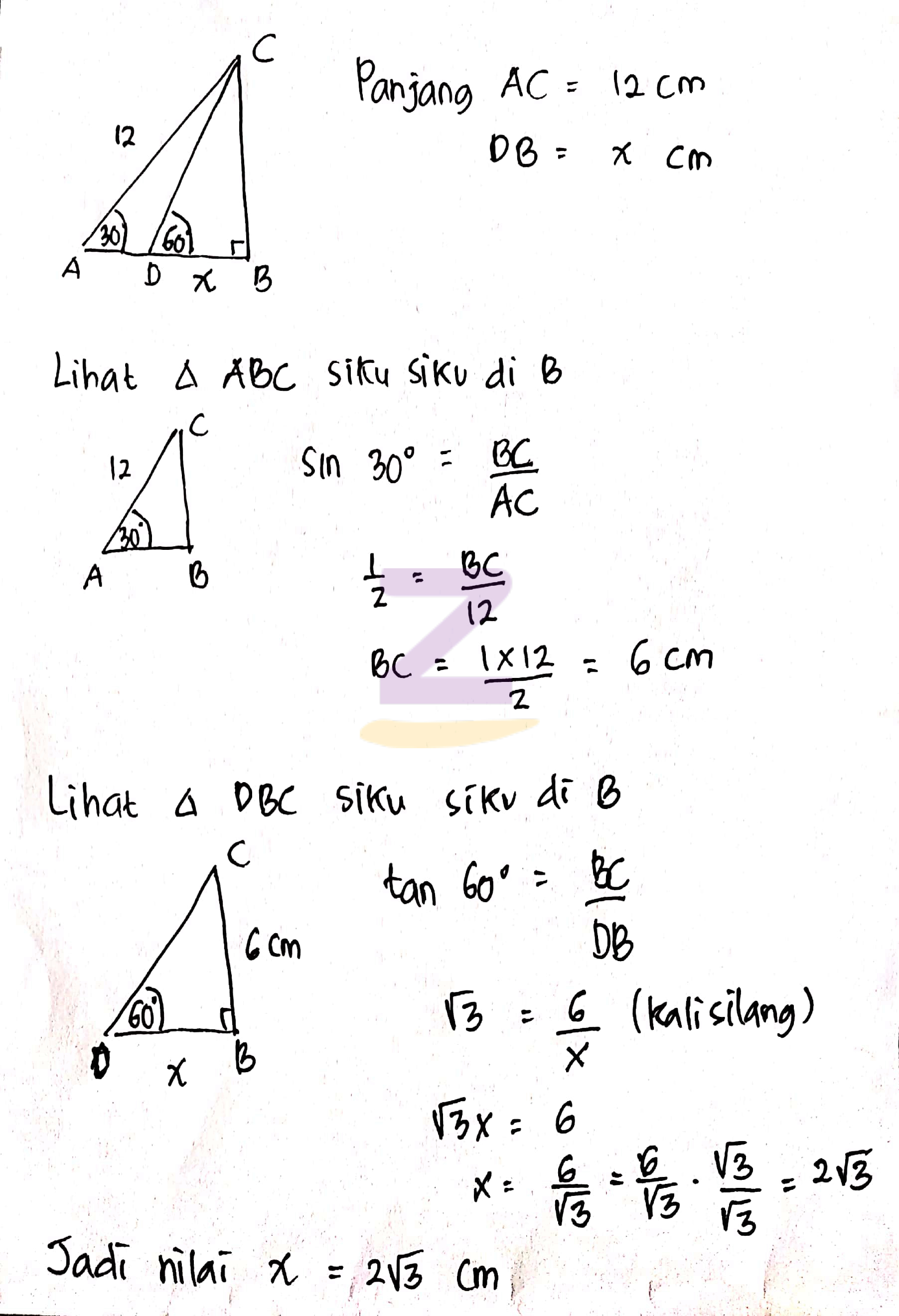 Detail Gambar Segitiga Siku Siku Abc Nomer 57