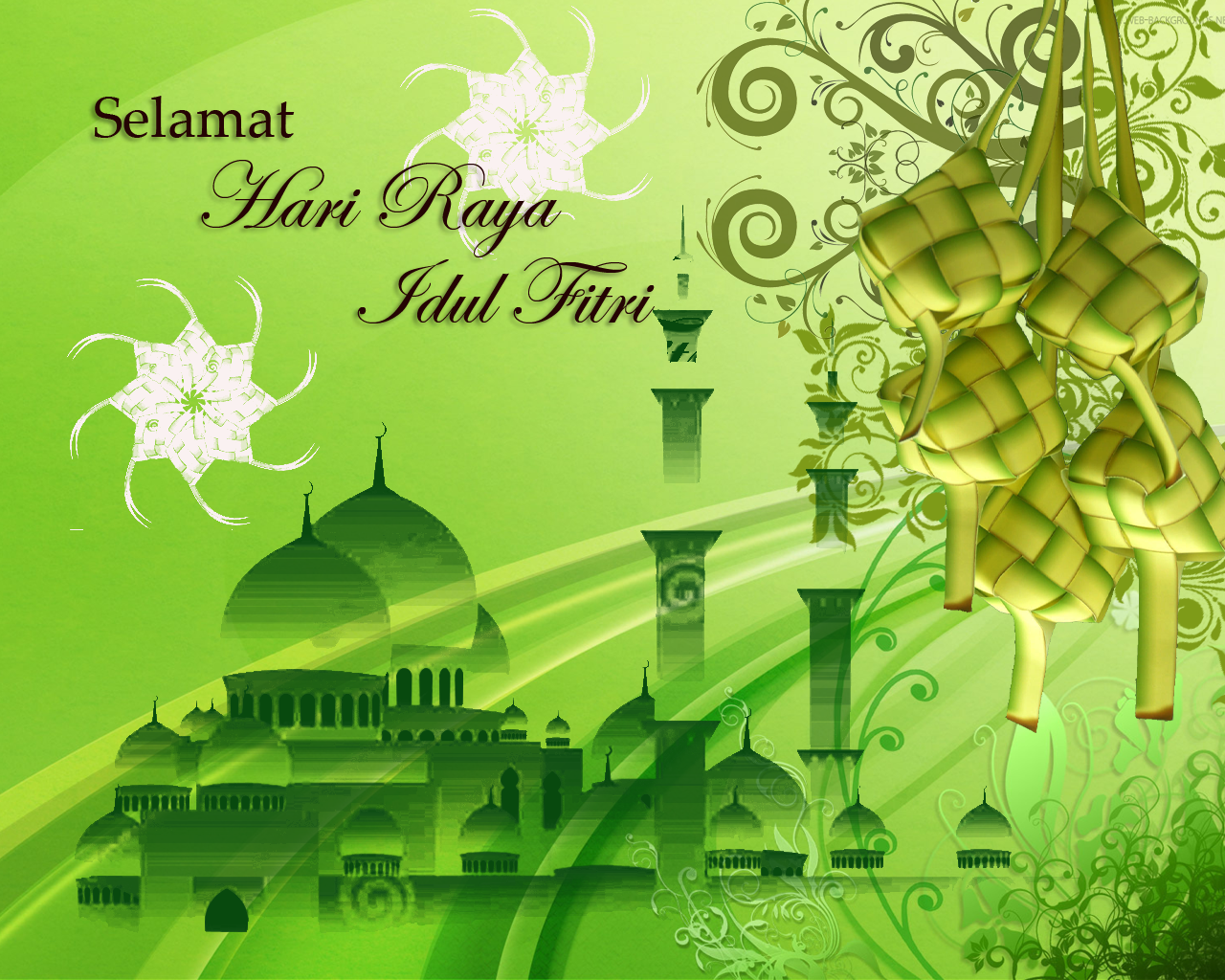 Detail Gambar Selamat Idul Fitri Terbaru Gambar Ketupat Lebaran Nomer 23