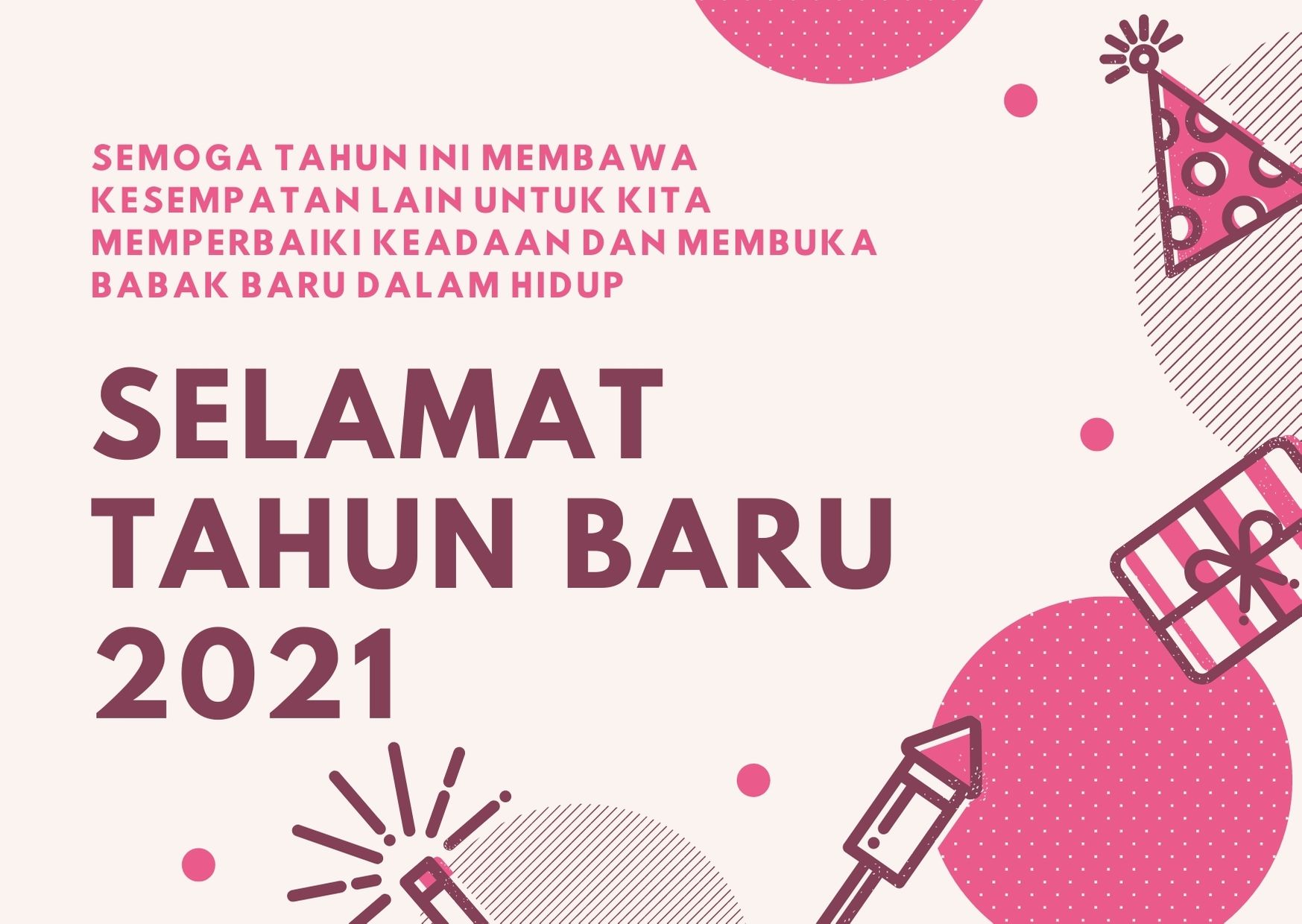 Detail Gambar Selamat Tahun Baru 2021 Nomer 4