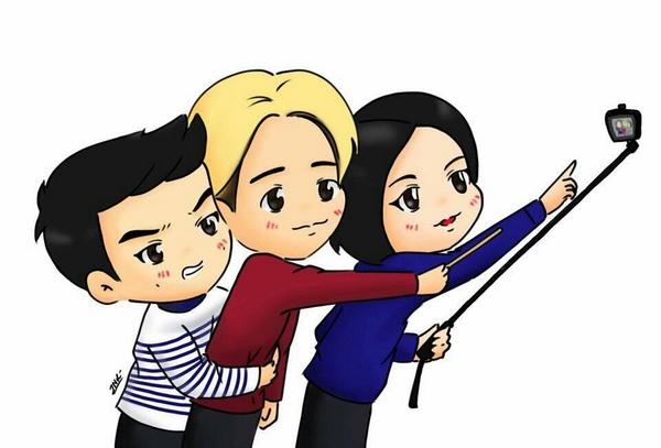 Detail Gambar Selfie Kartun Nomer 33