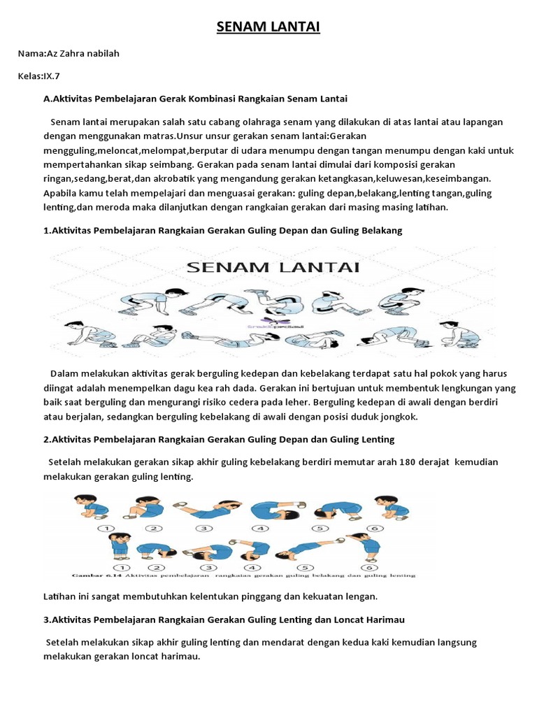 Detail Gambar Senam Lantai Guling Lenting Nomer 35