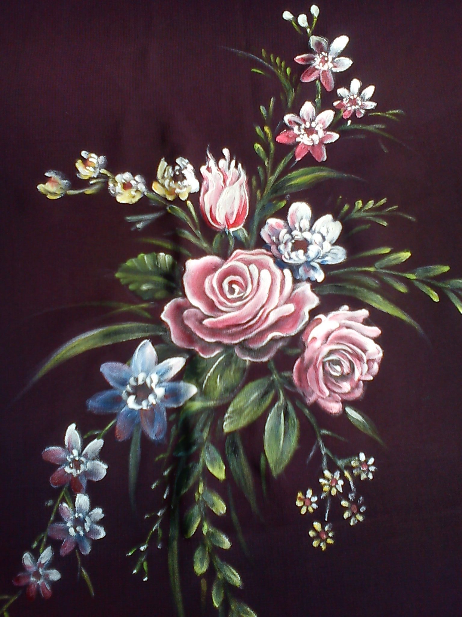 Detail Gambar Seni Lukis Bunga Nomer 17