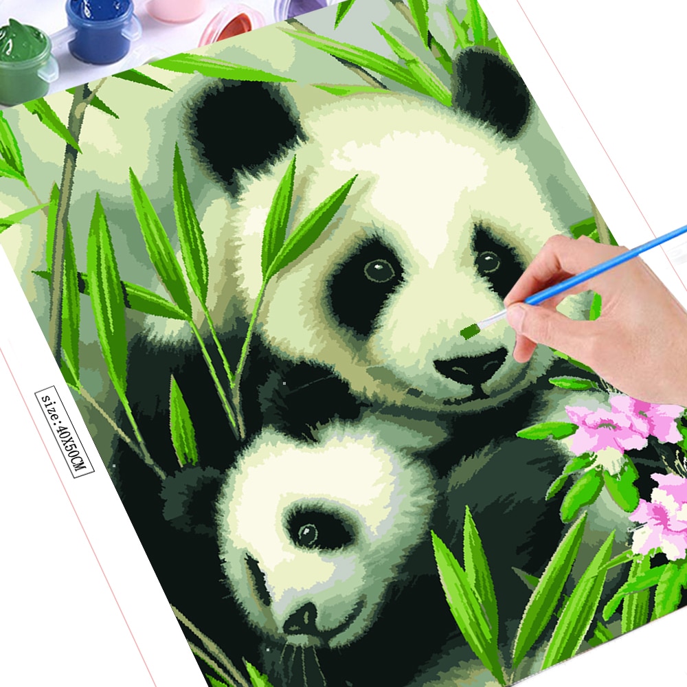 Detail Gambar Seni Lukis Panda Nomer 11