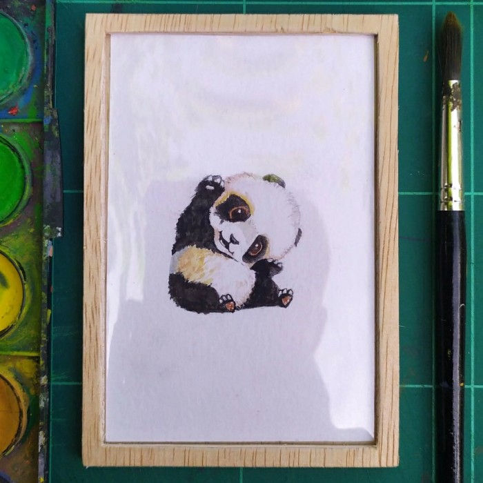 Detail Gambar Seni Lukis Panda Nomer 30