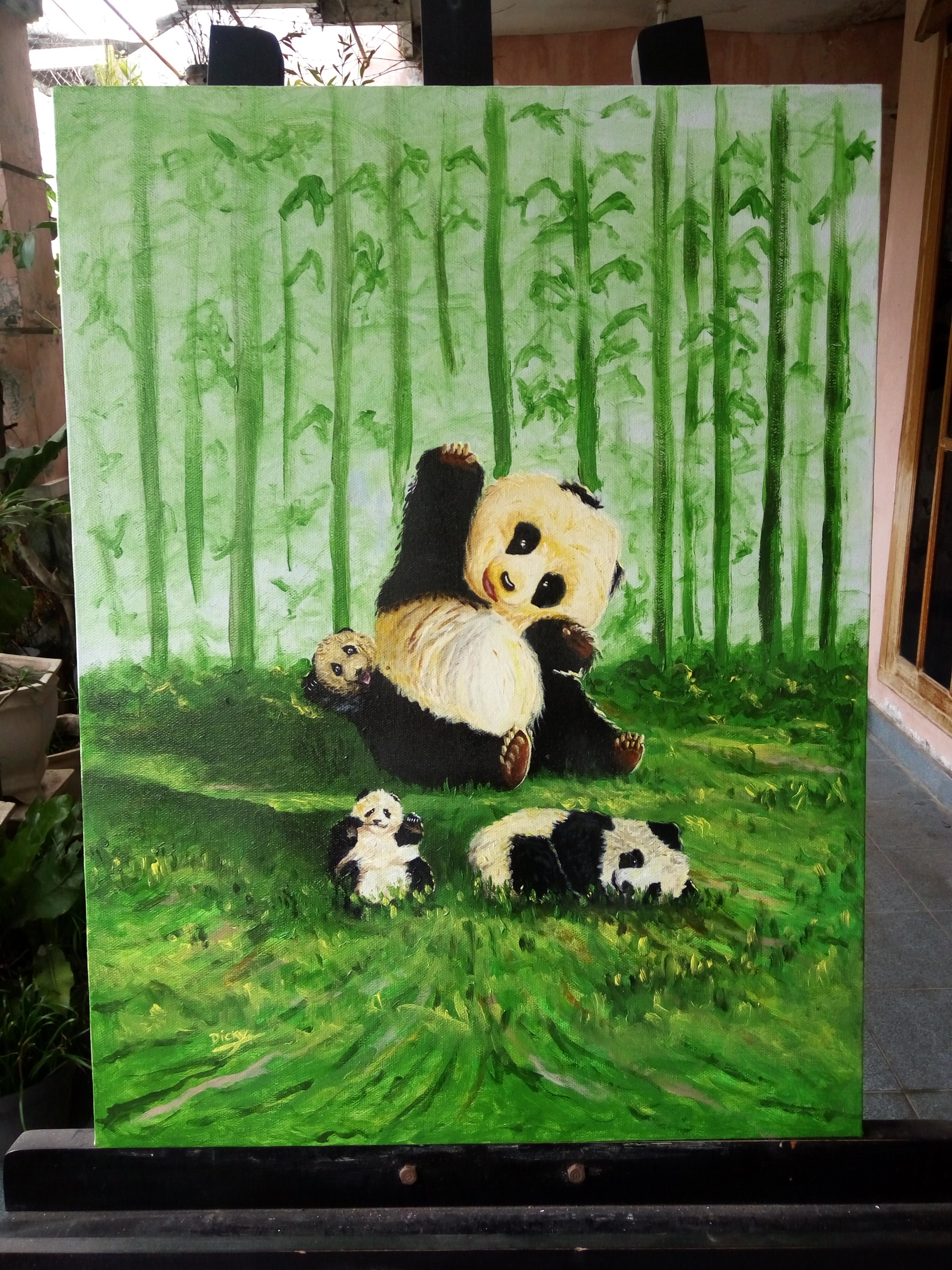 Detail Gambar Seni Lukis Panda Nomer 31