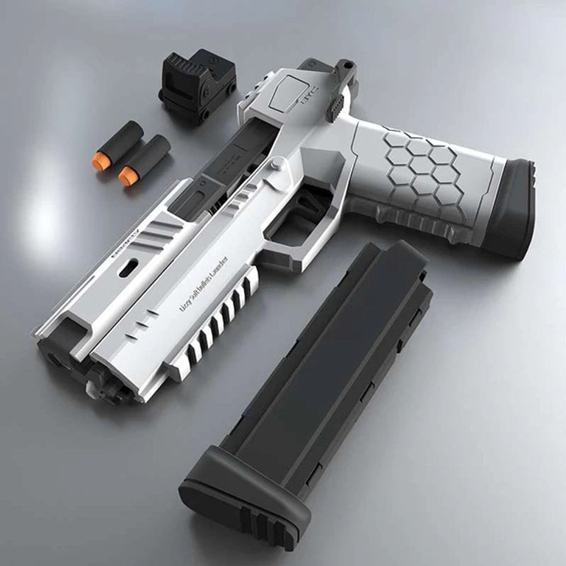 Detail Gambar Senjata Mainan Hitam Putih Nomer 9