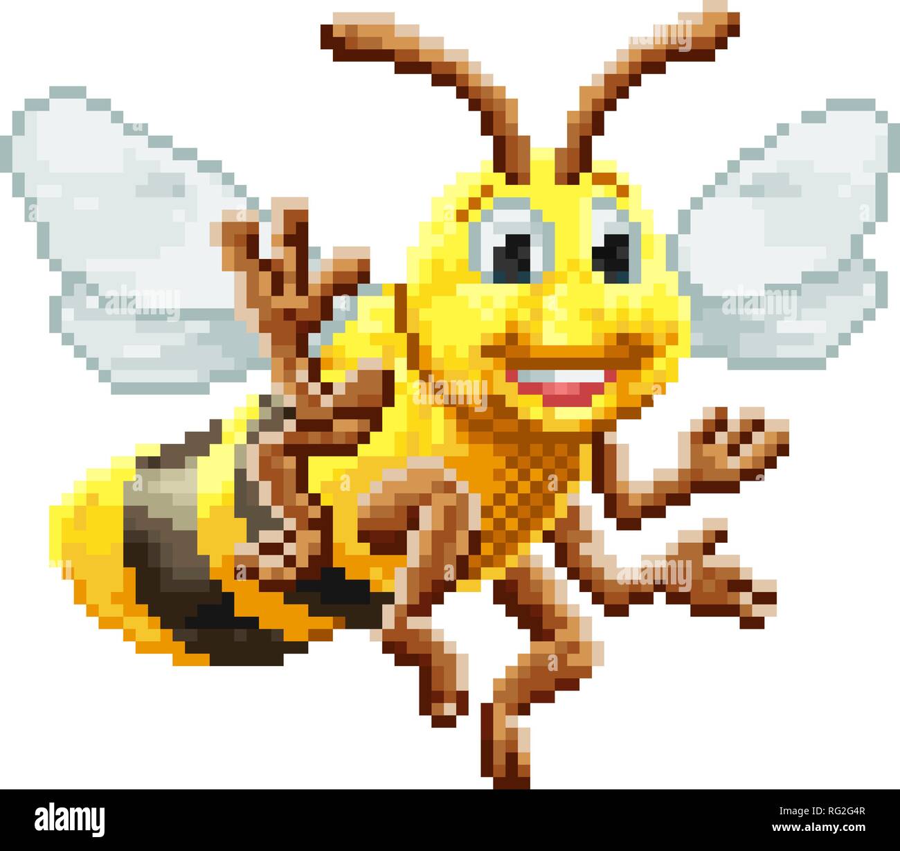 Detail Beehive Pixel Art Nomer 4