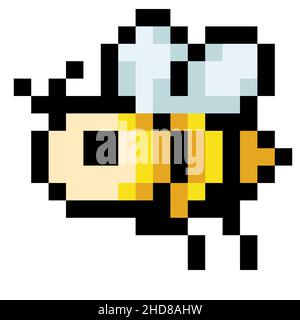 Detail Beehive Pixel Art Nomer 6