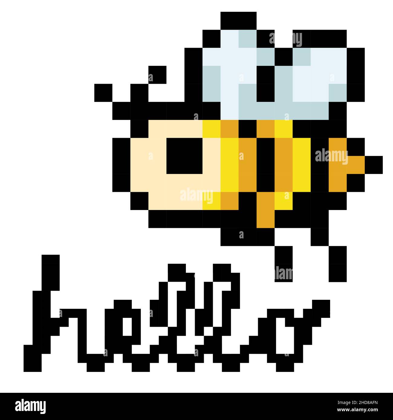 Detail Beehive Pixel Art Nomer 8