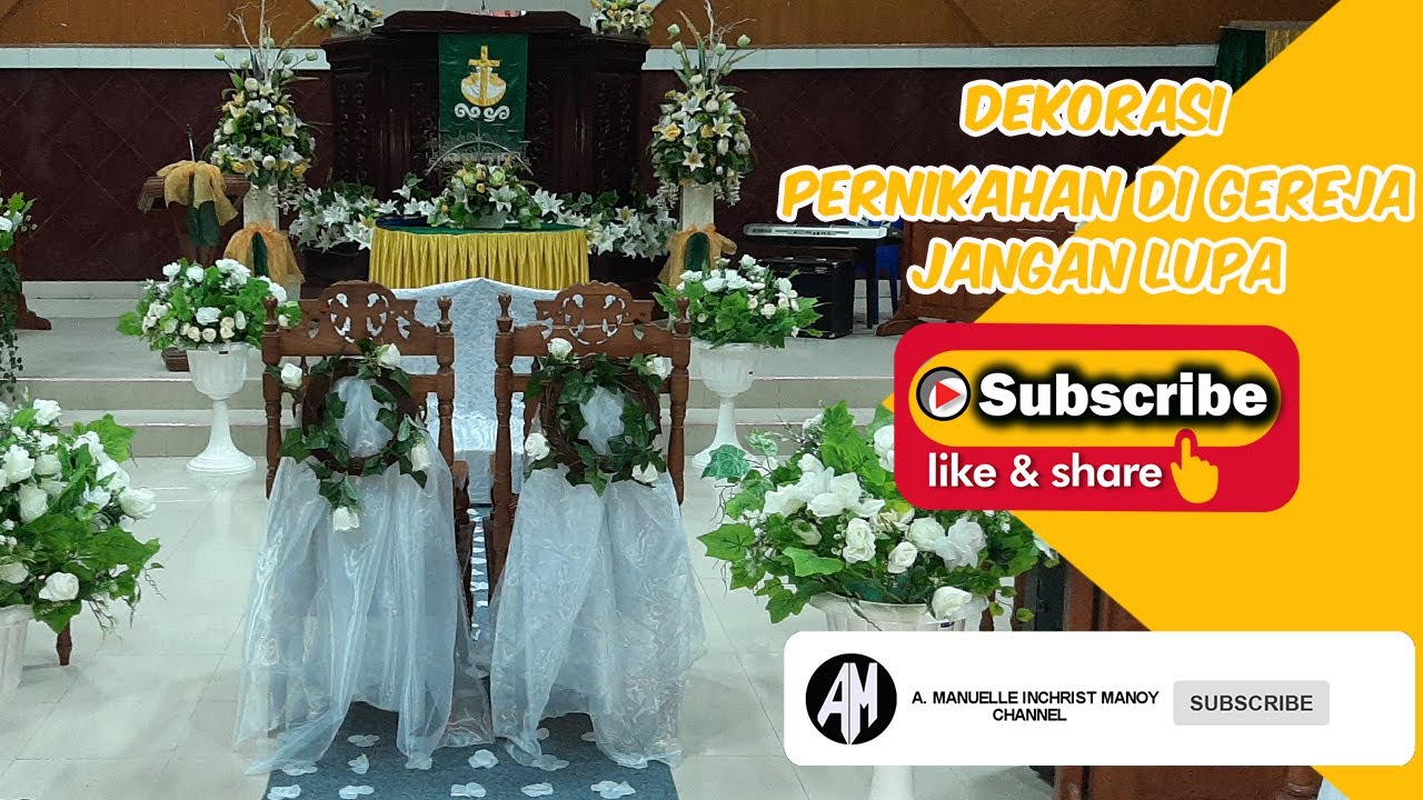 Detail Dekorasi Gereja Pernikahan Nomer 48